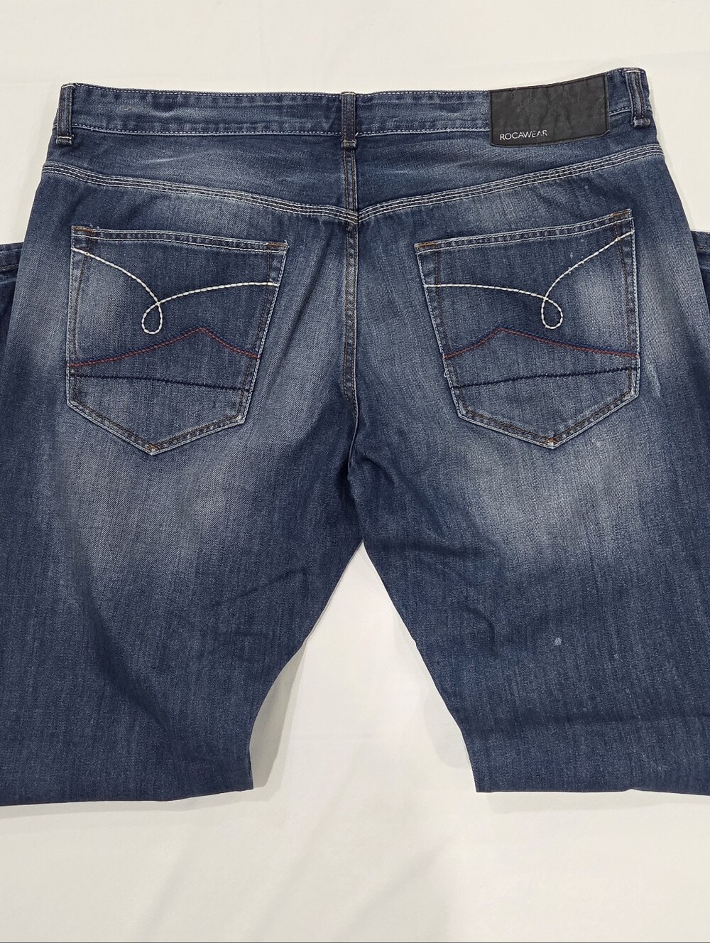 Rocawear Distressed Straight Fit Jeans - W40 - Picture 2 of 8